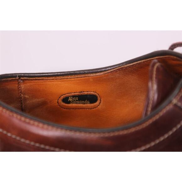 Allen Edmonds Mapleton Dark Brown Bicycle Toe Oxford Dress Shoes Men's US 8.5 D - Picture 13 of 13